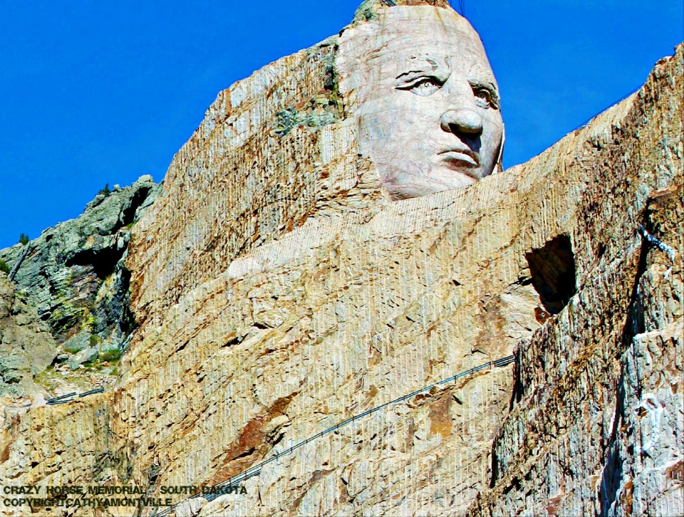 Crazy Horse Memorial - South Dakota  Copyright Cathy A Montville